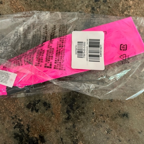 Gap fit headband hot pink sweat band head tie OS - Picture 2 of 4